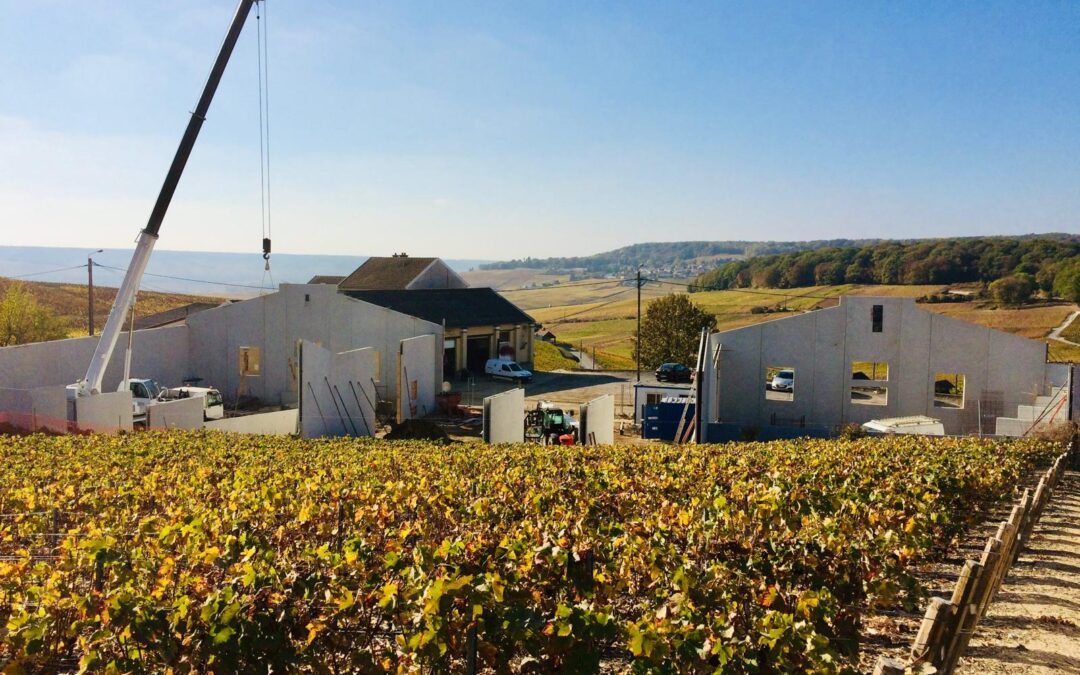 Réalisation d’un bâtiment viticole (51-champillon)