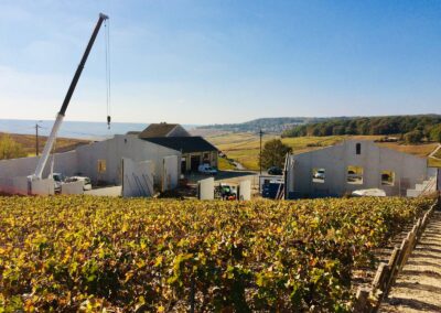 Réalisation d’un bâtiment viticole (51-champillon)
