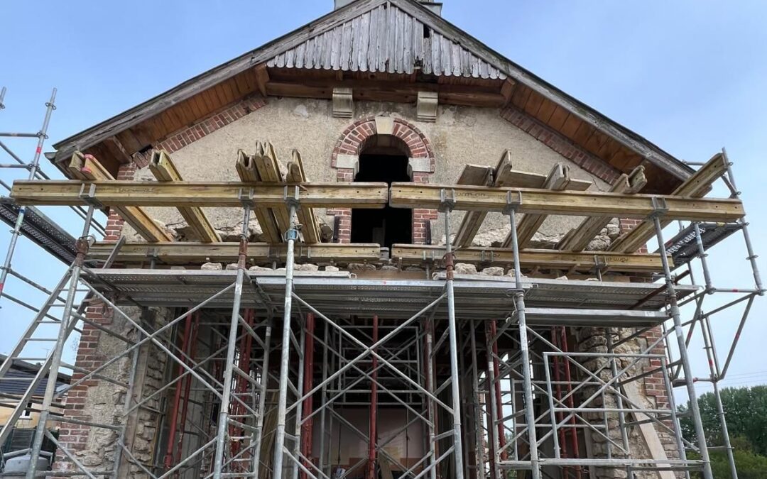 Ouverture de mur porteur en façade (Montigny-sur-Vesle)