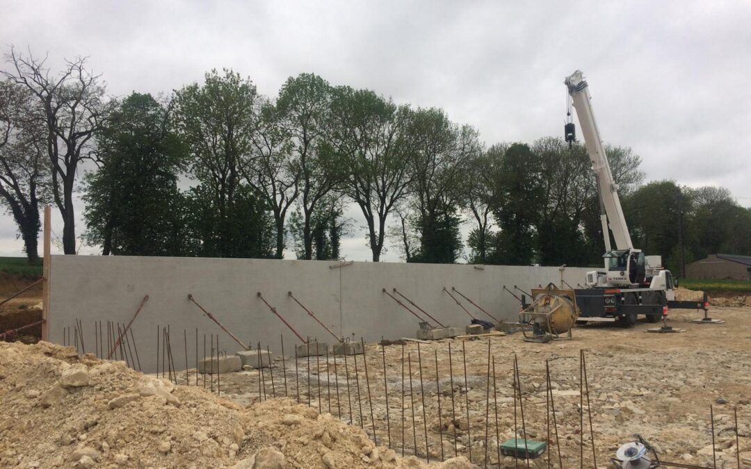Construction d’un hangar agricole incluant une zone de stockage de grain (Beauregard)