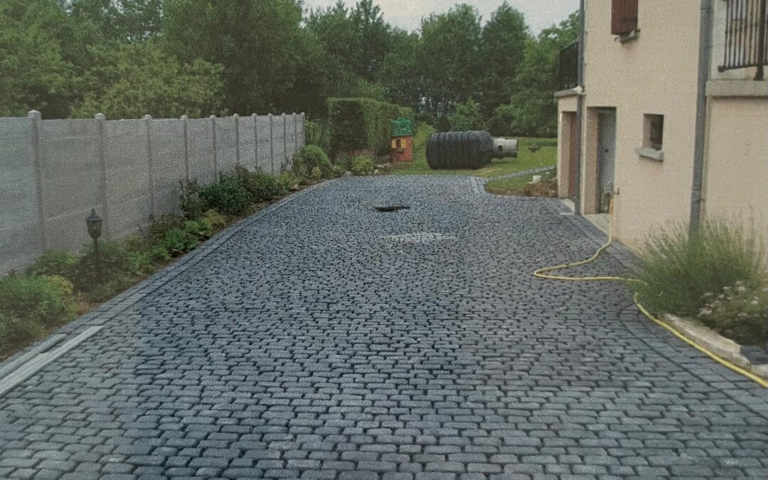 Création d’une allée en pavé (51 romain)